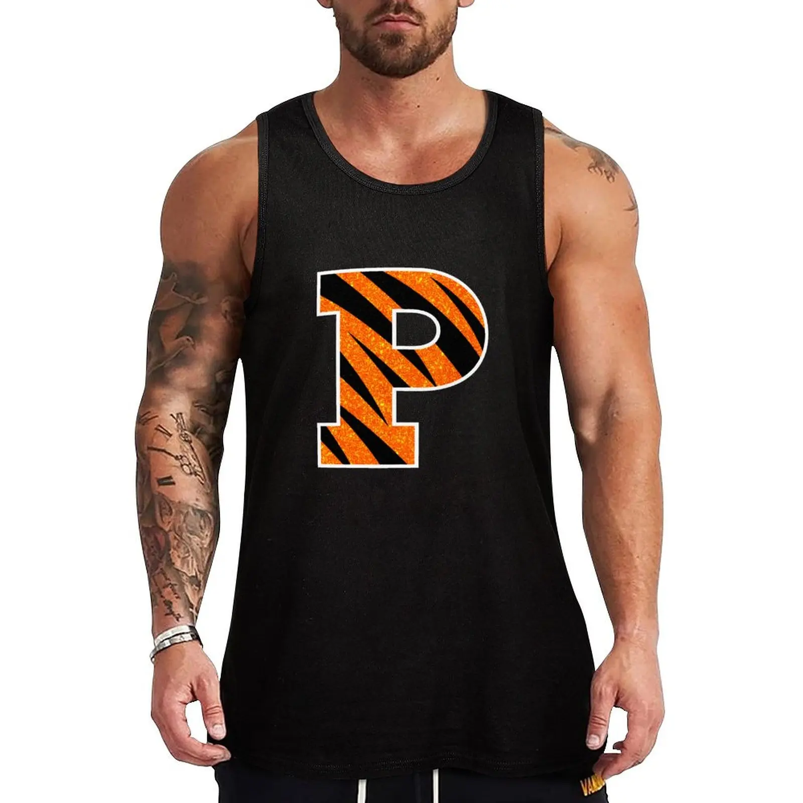 

princeton logo Tank Top Men's vest t-shirts for men summer clothes for men