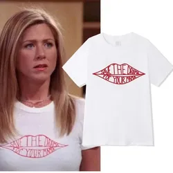 2024 Friends TV Show Rachel Save Drama Kawaii Mom T-Shirt Top Unisex Kawaii Rachel Green Girls Tshirt