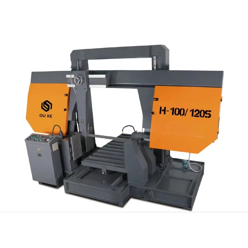 H-35N New Condition Automatic Vertical Metal Band Saw Machine Includes Key Mechanical Motor Pump Gear Engine Bearing PLC Core