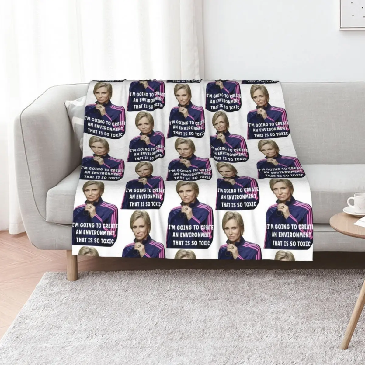 

i'm going to create an environment that is so toxic Throw Blanket Bed Fashionable Giant Sofa Loose Plaid Blankets