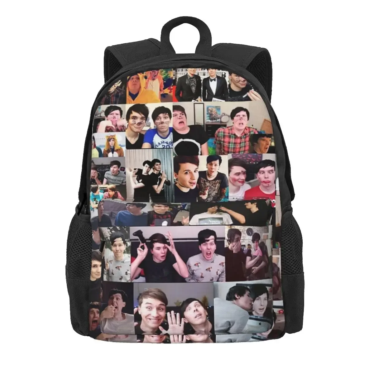Dan und Phil! Rucksack, Tagesrucksack, große Kapazität, Kinder-Büchertasche, Schultasche, Umhängetaschen für Männer und Frauen