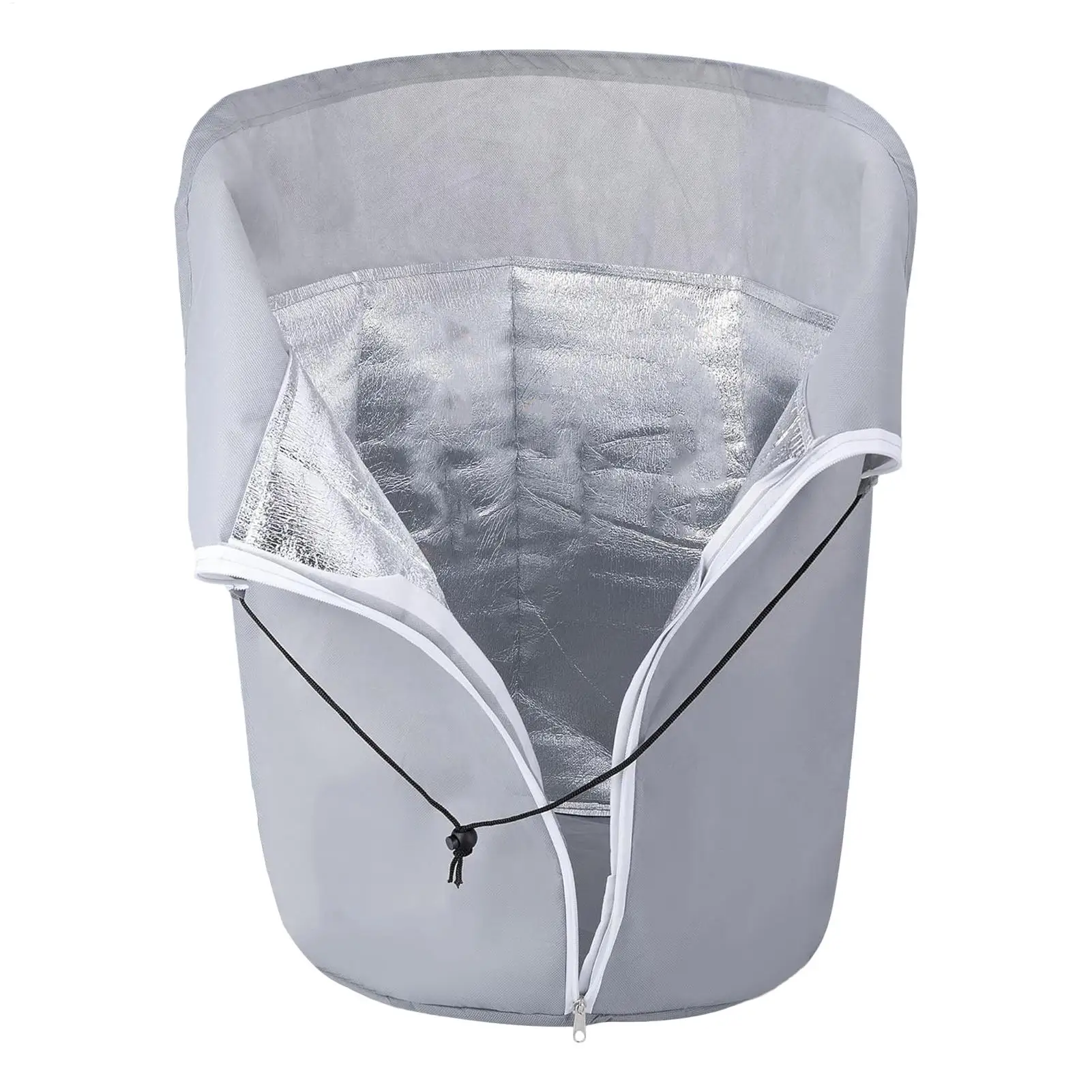 

Защитный чехол для замерзания растений, зимний защитный горшок для растений со шнурком и застежкой-молнией, прочный оттенок для цветочного горшка для двора