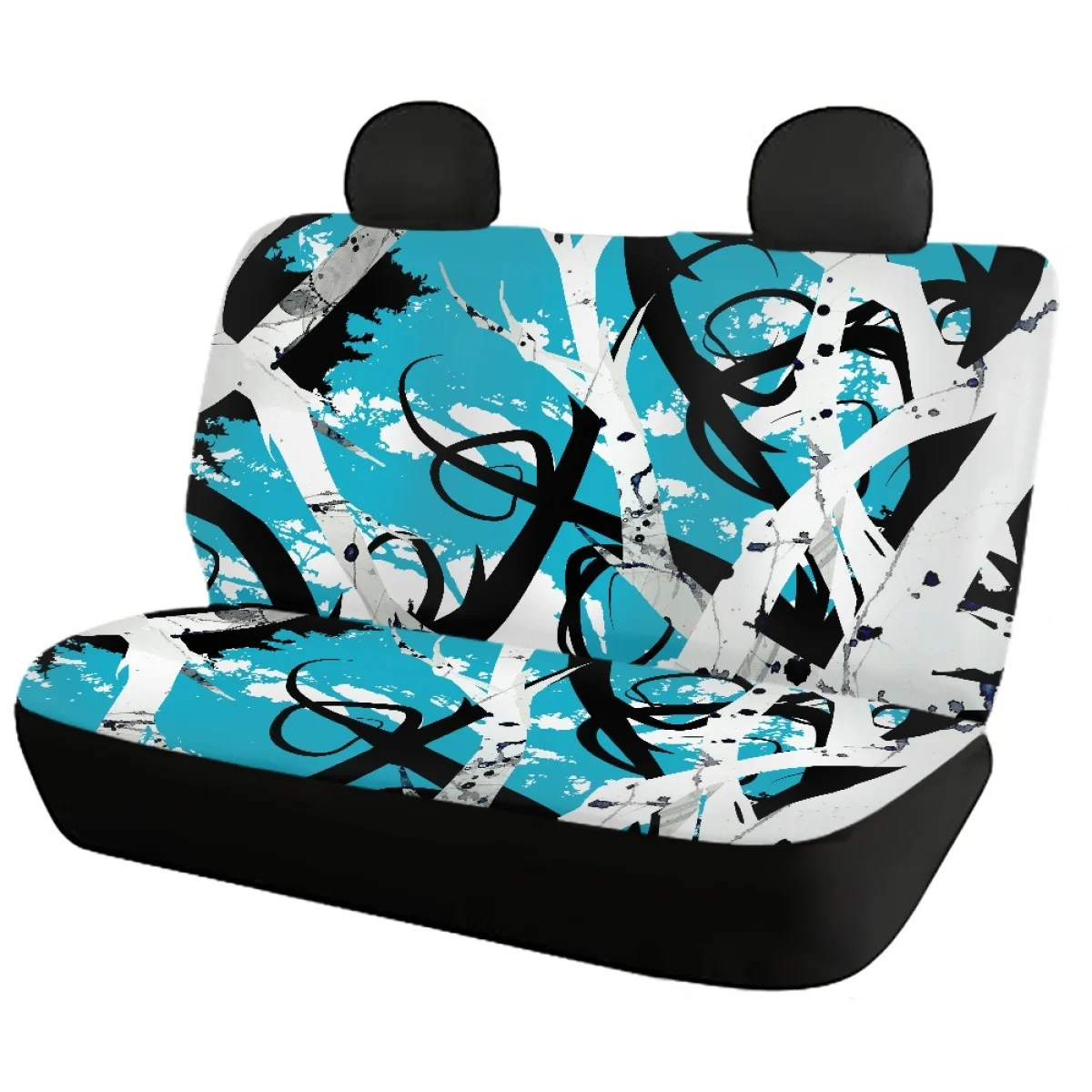 Car Seat Covers Front Back Camouflage Hunting Print Easy Clean Car Seat Cushion Cover Anti-Slip Car Accessoy Seat Protect 4pcs