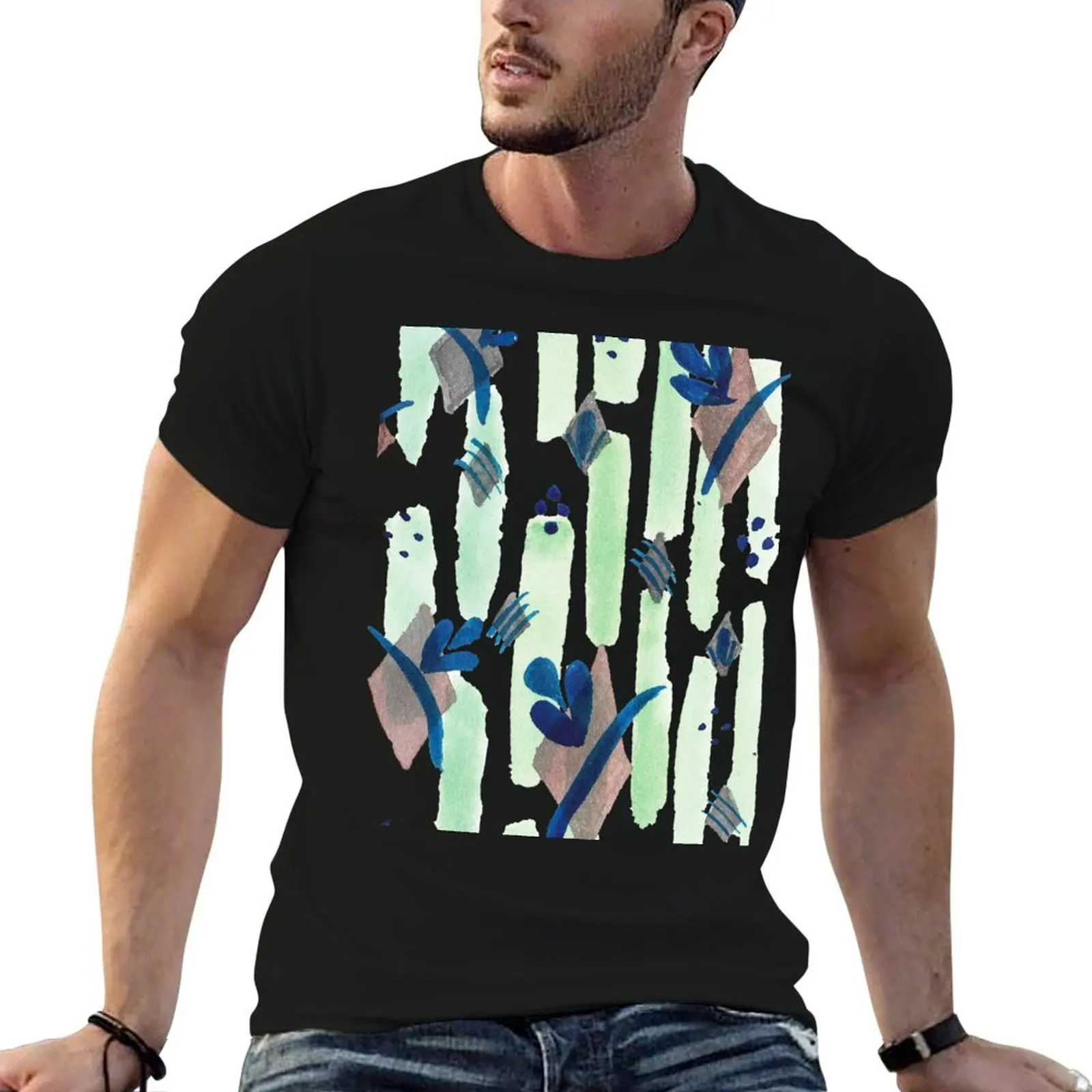 Cool Classic Pattern T-Shirt anime tshirt plain mens vintage t shirts