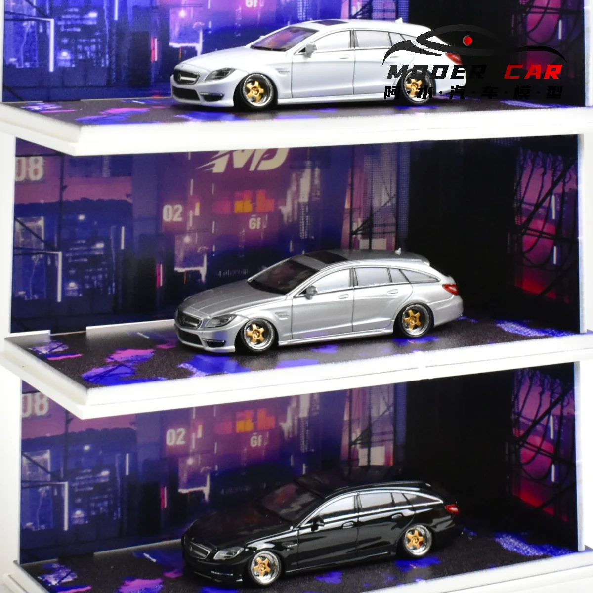 

MJ 1:64 cls63 BEIJING Автошоу Литая под давлением модель автомобиля