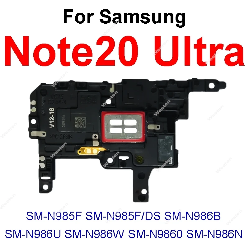 Penerima Suara Depan Atas Untuk Samsung Galaxy Note20 Note20 Ultra 4G 5G SM-N980F N981B N985F N986B Kabel Fleksibel Earphone