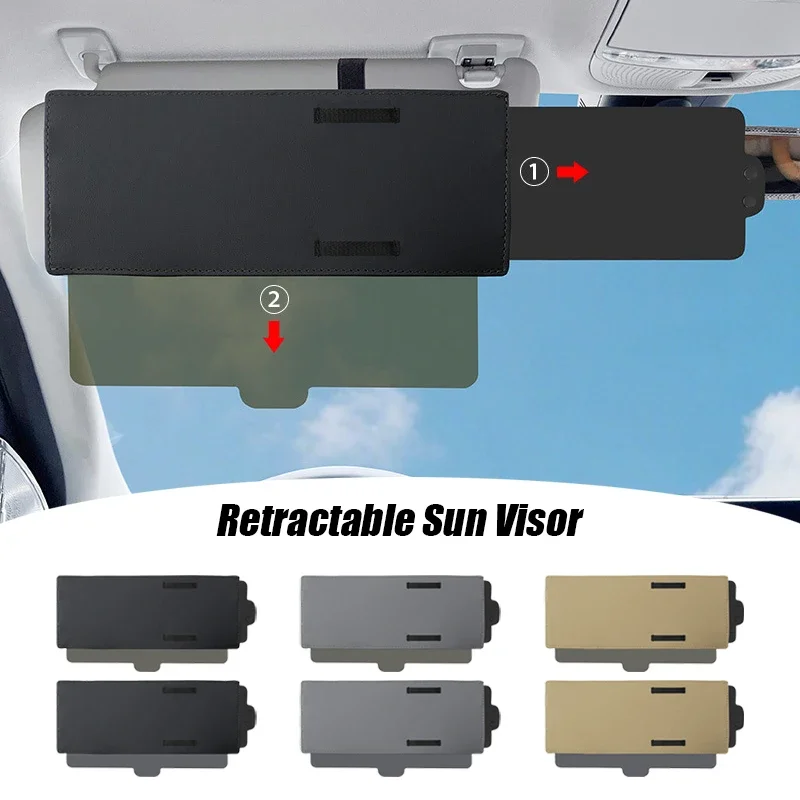 

1Pcs Car Sun Visor Extender Anti-glare Sun Blocker Car Window Sunshade And UV Rays Blocker Universal Car Interior Accessories