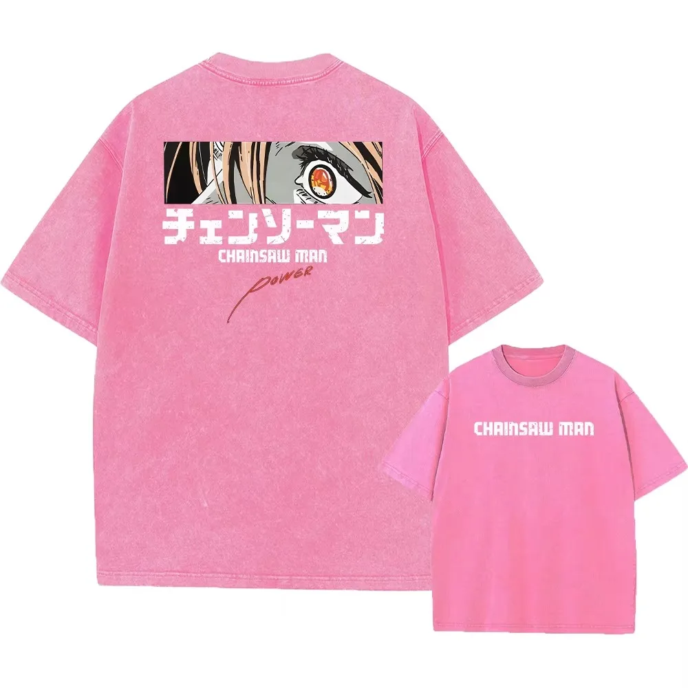 

Retro washed printed Harajuku casual T-shirt for men and women couples with the same versatile fried street version