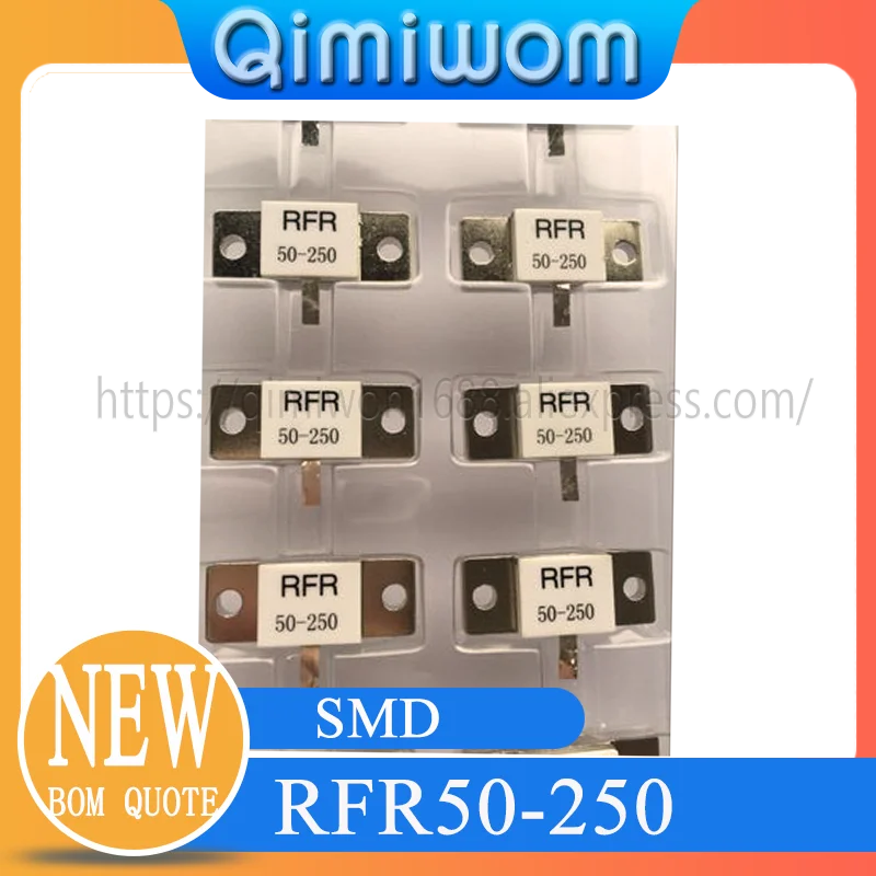 100% NEW High Frequency Resistance RFR50-250 RFR 50-250 RFR-50-250 50 Ohms 250W Dummy Load Resistor