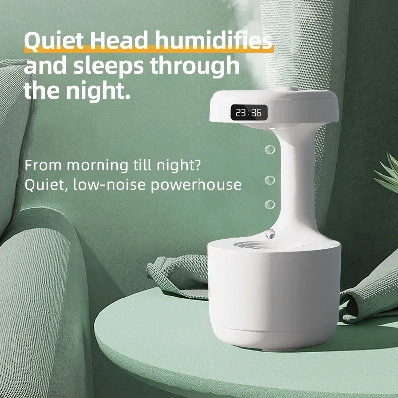 Umidificatore antigravità Aroma Diffusore portatile Piccola casa Muto Umidificatore Camera da letto Purificazione dell'aria Nebbia Xiaomi Acqua
