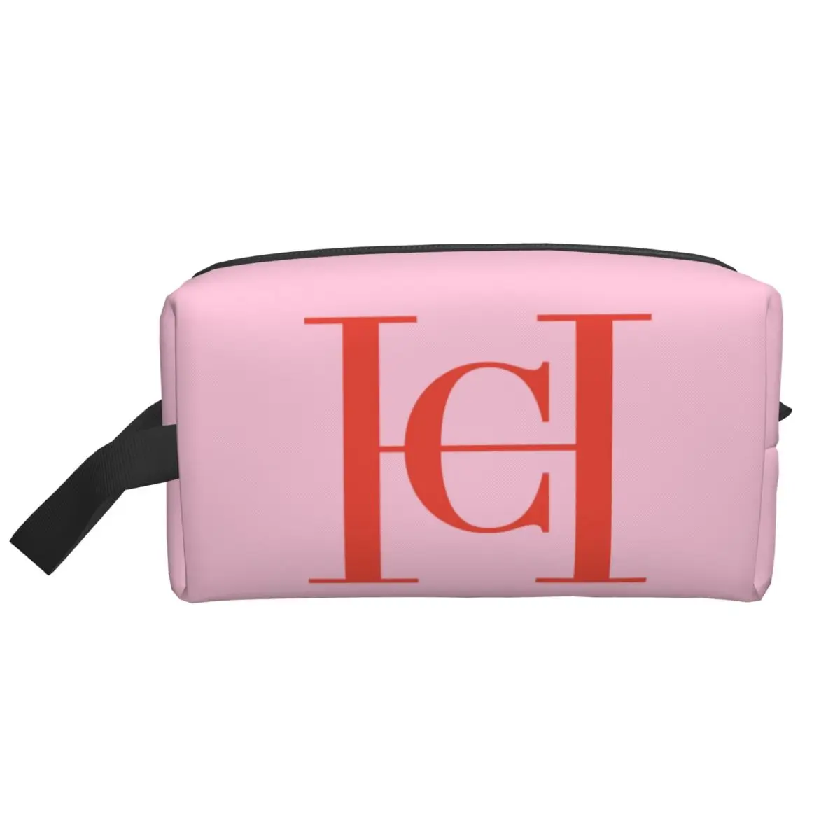 Bolsa de Aseo Personalizada con Estampado Carolina para Mujer, Organizador de Maquillaje Herreraes, Estuche de Belleza para Dama
