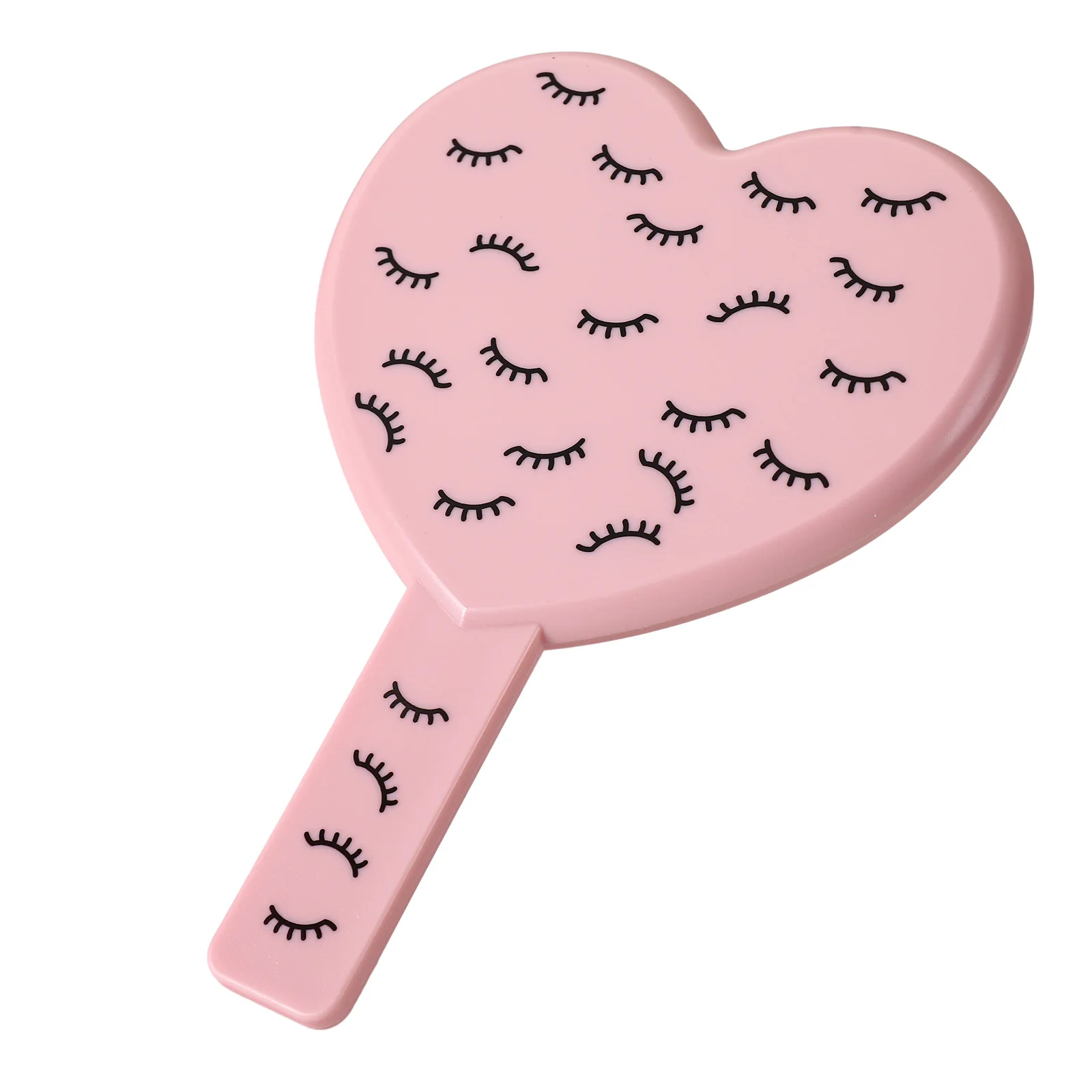 مرآة زينة محمولة على شكل قلب عالية الوضوح مع مقبض، مرآة يدوية محمولة لصالونات السبا، مرايا مدمجة #5