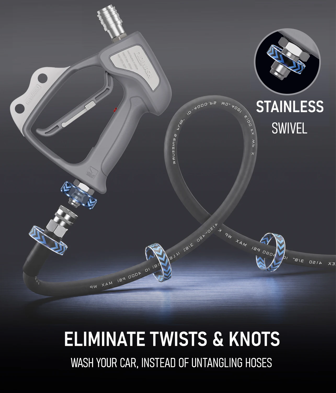 Swivel Gun Pro-High Pressure W - Fishing Swivel Connector ulasan dan harga