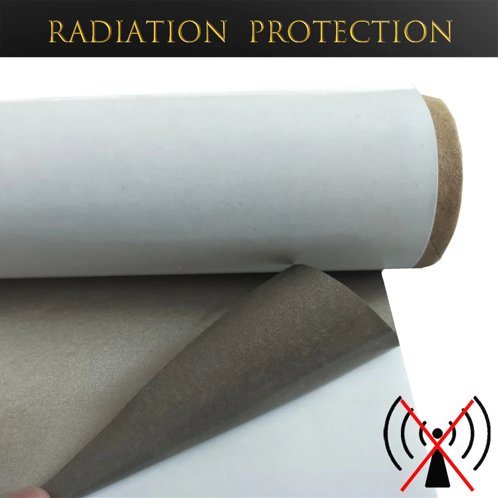 

Wholesale High Viscosity EMF Reducing Faraday Copper Sticker for Wallpaper Blocking WIFI RFID EMI Anti-radiation Fabric