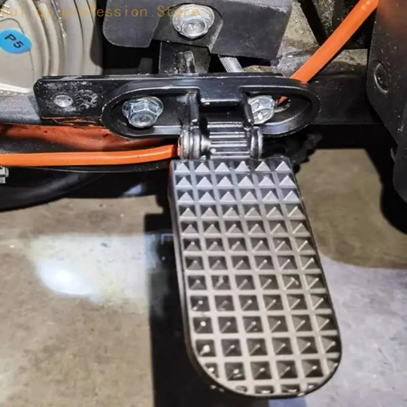 Fußrastenpaar aus Metall mit Gelenkstruktur, strukturierte Ersatz-Trittrasten für Motorradfahrten, tägliche Reiseunterstützung – Detail 7