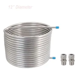 50ft(15.2M) Heat Exchange Recirculating Mash System(HERMS) Coil 10