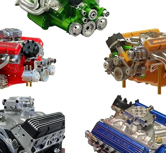 مجموعة محرك Binray Cison V8 مجموعات نماذج محرك الغاز الصغيرة ذات الكتل الصغيرة بناء مجموعات محرك الجذع Cison الخاصة بك التي تعمل