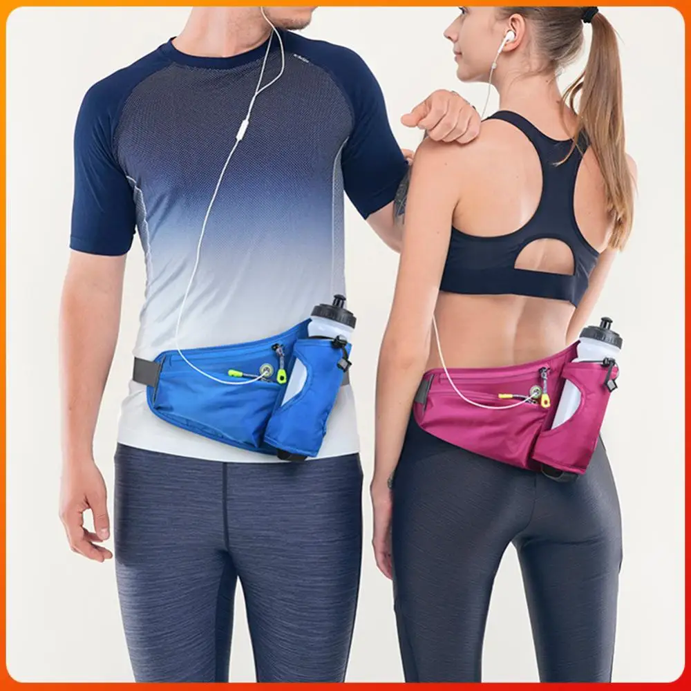 

Поясная сумка для гидратации со светоотражающими элементами, большая вместимость, держатель для бутылки с водой, водонепроницаемая, для бега, походов и прогулок