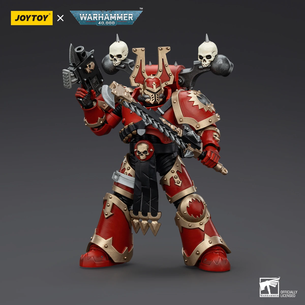 

JOYTOY Warhammer 40k World Eaters Khorne Berzerker 2 Action Figures Original Collection Doll Decoration Garage Model Gift Toys