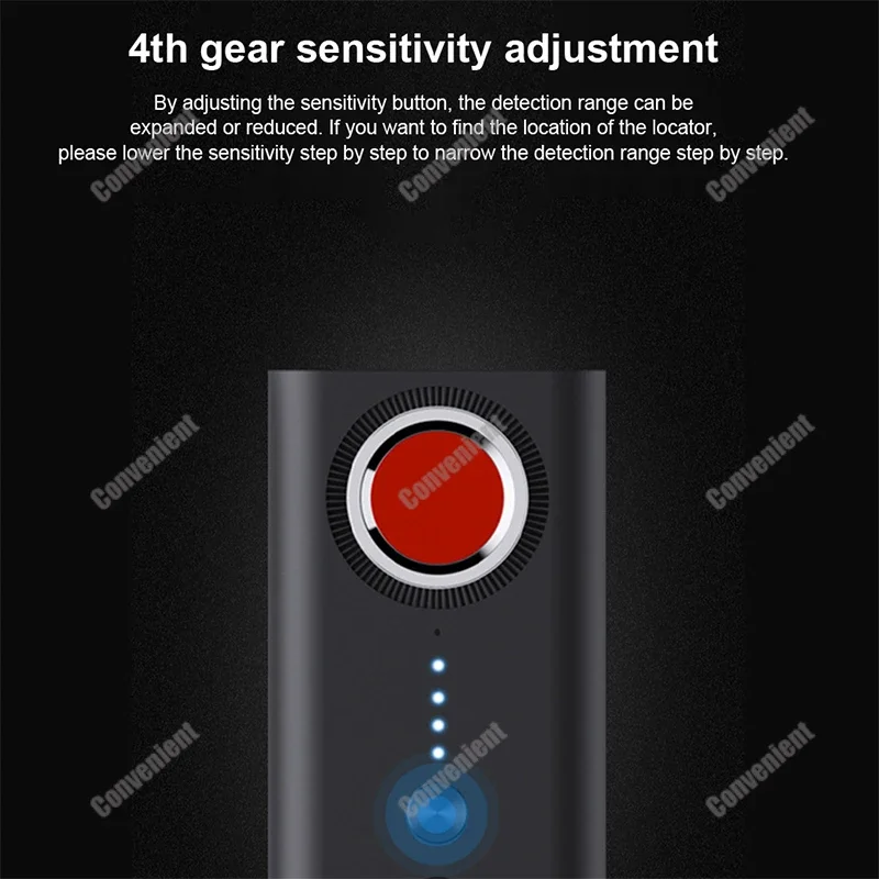 

Анти-скрытый скрытый = детектор камеры, 4 уровня чувствительности, детектор GPS-камеры для защиты конфиденциальности для отеля, офиса