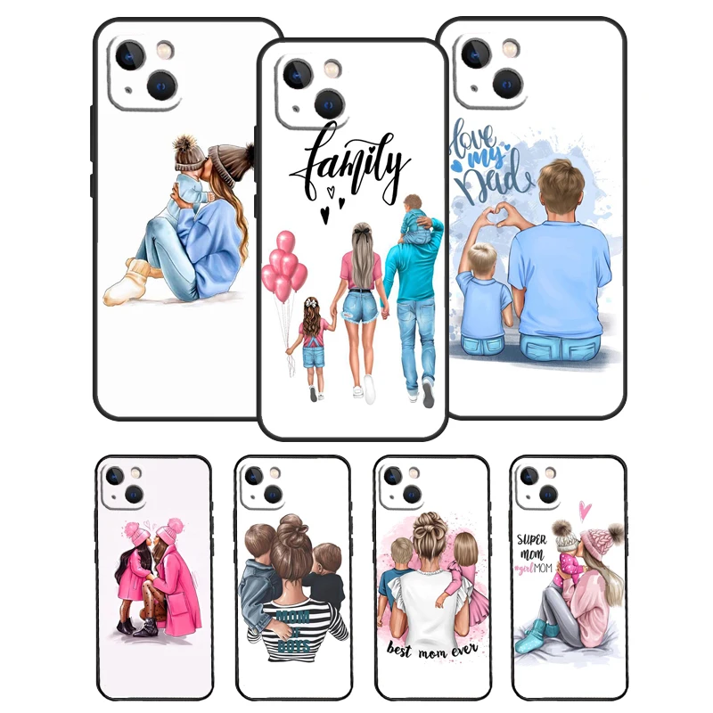 Чехол для мамы, дочки, девушки, сына, папы для Xiaomi Redmi Note 11 10 12 13 14 Pro 10S 11S 12S, чехол для Redmi 15 10C 13C 12C 14C