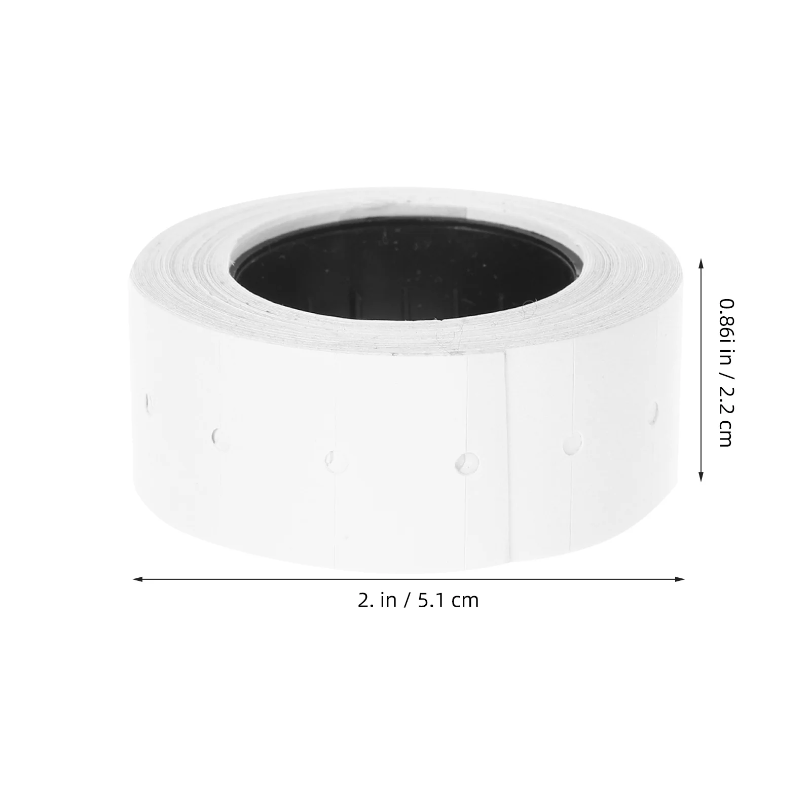 

10 Rolls Self Adhesive Price Label Paper Clear Pricing Stickers for Market Supermarket Use 500 Labels Per Bond