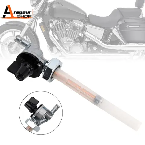 Бензобак, топливный кран, кран, подходит для Honda VT750DC Shadow Spirit 2001, 2002, 2003, 2004, 2005, 2006, 2007