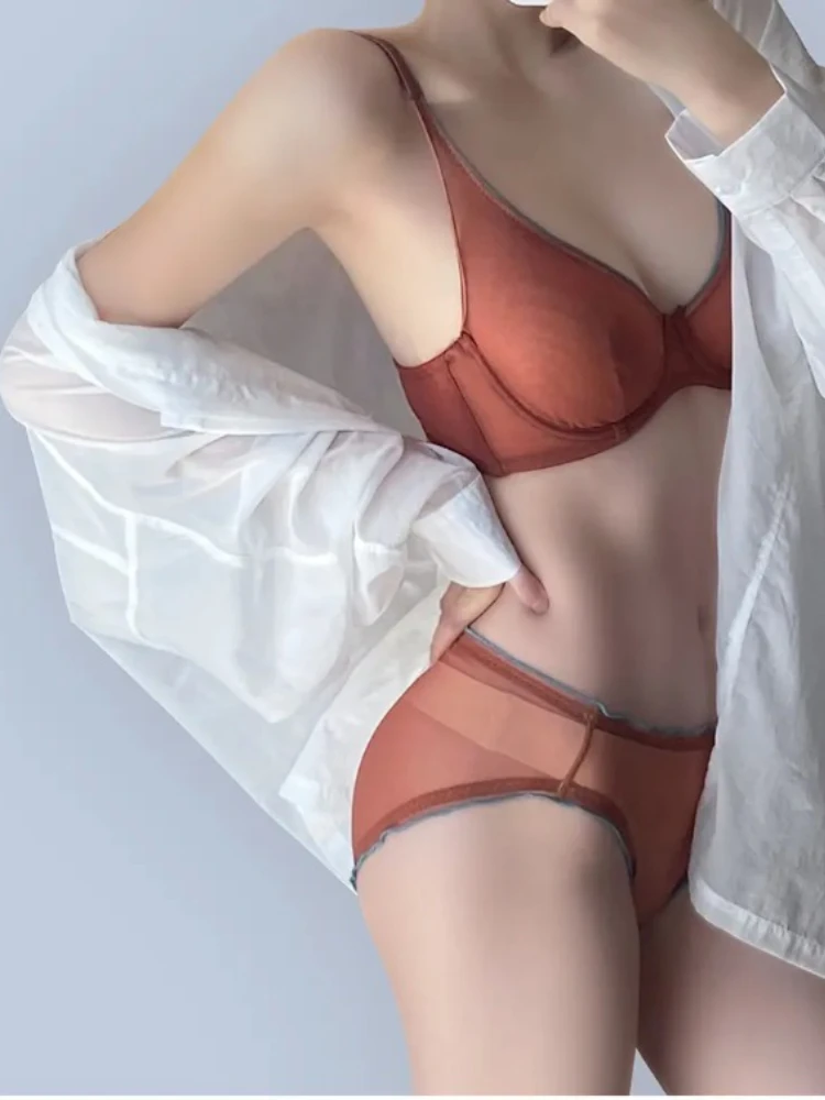 انمي ياباني الصدرية رقيقة جدا مثير اللاسلكية رفع Bralette ل تمثال نصفي كبير الحد الأدنى شبكة مجموعة الملابس الداخلية 2026 YUQI مثير رفع