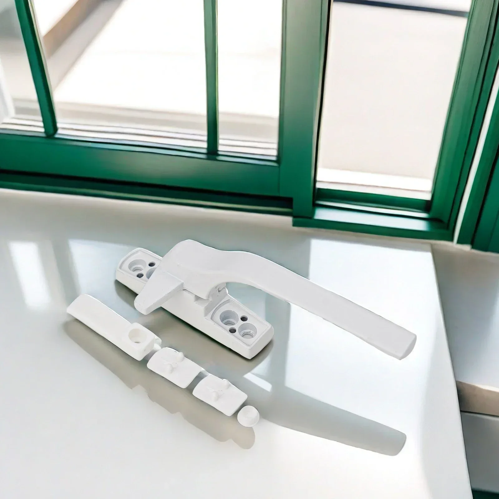 Home Handle Flat Handle Aluminum Alloy Easy Re-opening Enhanced Functionality External Flat Handle Rotating Movement For Window