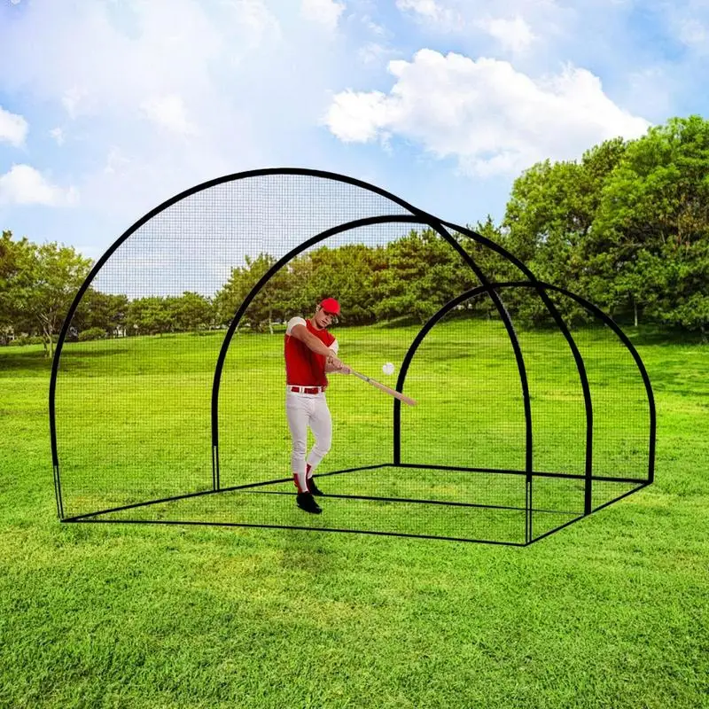 Backyard Batting Cage Outdoor Baseball Cage Net Baseball Training Equipment Netting Professional Batting Cage Nets For Hitting