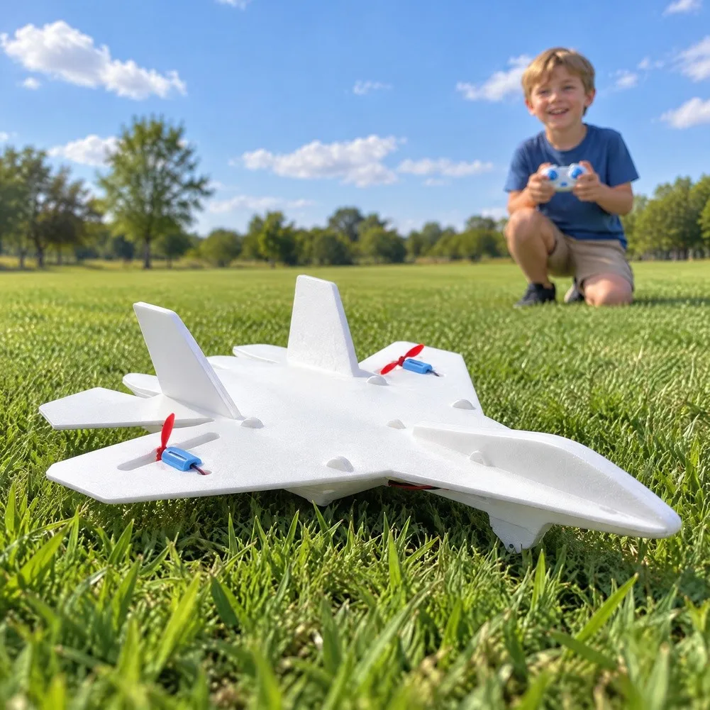 DIY Remote Control Model Kit EVA Foam Easy Assembly Drop Resistant Airplane Toy For Adults For Educational Tools