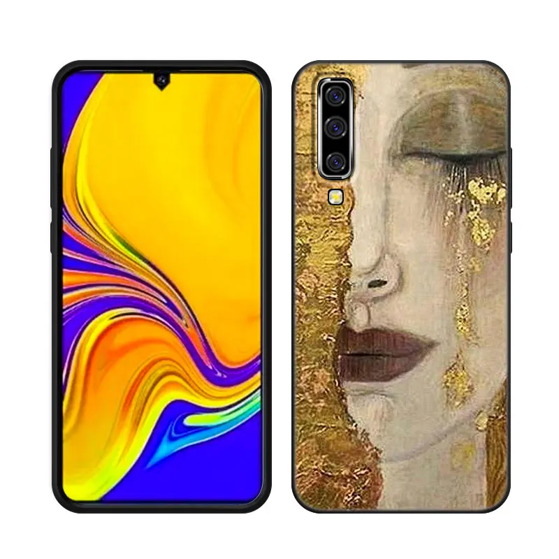 Kiss by Gustav Klimt Phone Case For Samsung A13 A22 A24 A32 4G A33 A34 A35 A52S A53 A54 A55 A73 5G A06 A12 A14 A15 A23 A51