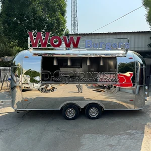 مقطورة طعام برجر من الفولاذ المقاوم للصدأ من Urdream ، عربة بيع آيس كريم صغيرة ، مقطورة طعام سريعة الهواء متنقلة ، شاحنة للبيع أفضل 10 تخفيضات كشك مبيعات - رقم 8