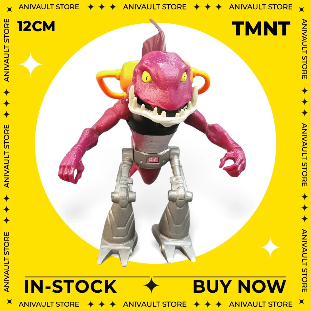12cm TMNT Teenage Mutant Ninja Turtles Fishface Articulated Action Figure Robotic 4 Arm Foot Soldier Collector Model Toys