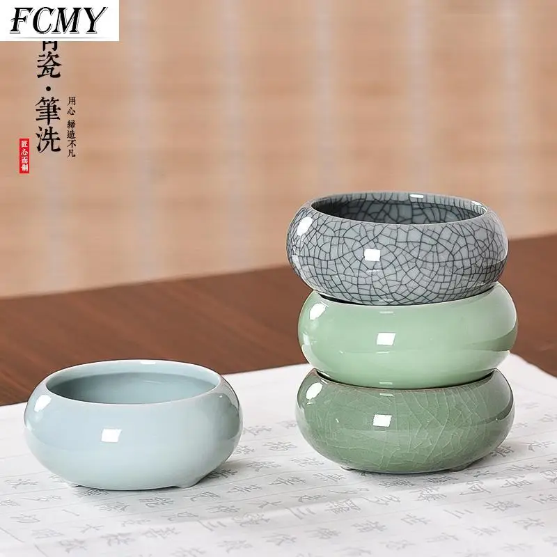 New Personalized Creative Ceramic Wash Pen Office Student &calligraphy Supplies