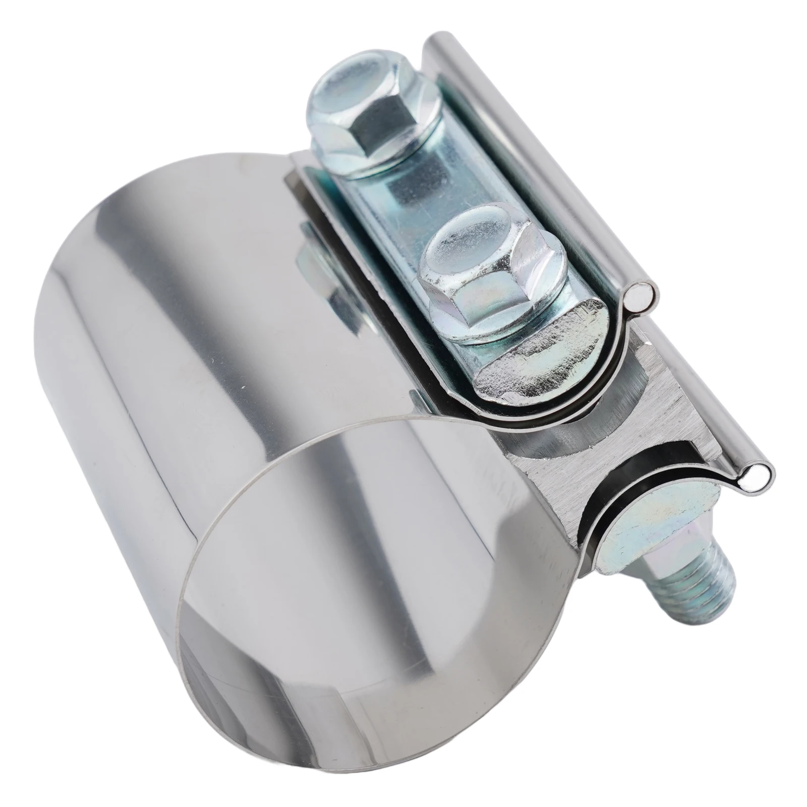 Stainless Steel Adjustable for exhaust Muffler Connector Sleeve Clamp for Muffler and Pipe Connection with Strong Stability