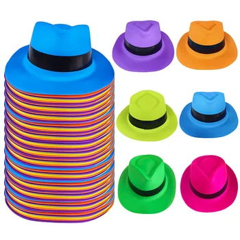 Neon UV Glow Party Hats 1