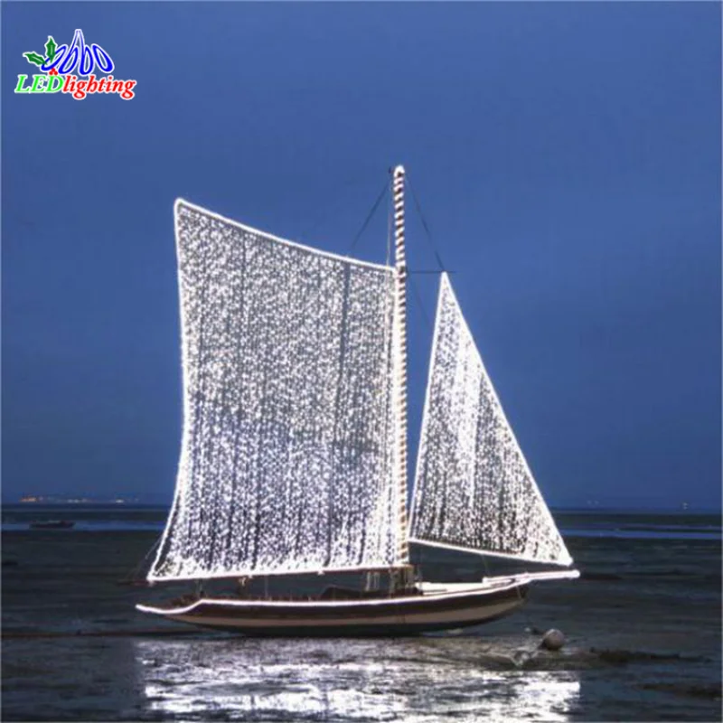 

Custom. Holiday light LED Lighting boat Outdoor Decoration lights