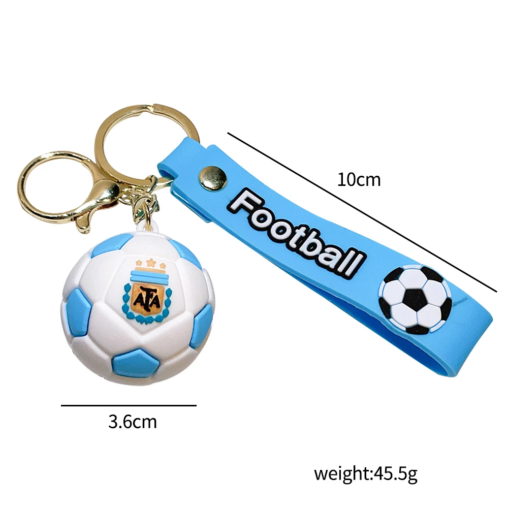 Soccer Star Figure Messi Key Chain Backpack Bag Decor Doll Pendant Car Decoration Desk Ornaments Souvenir Fans Collection Gift