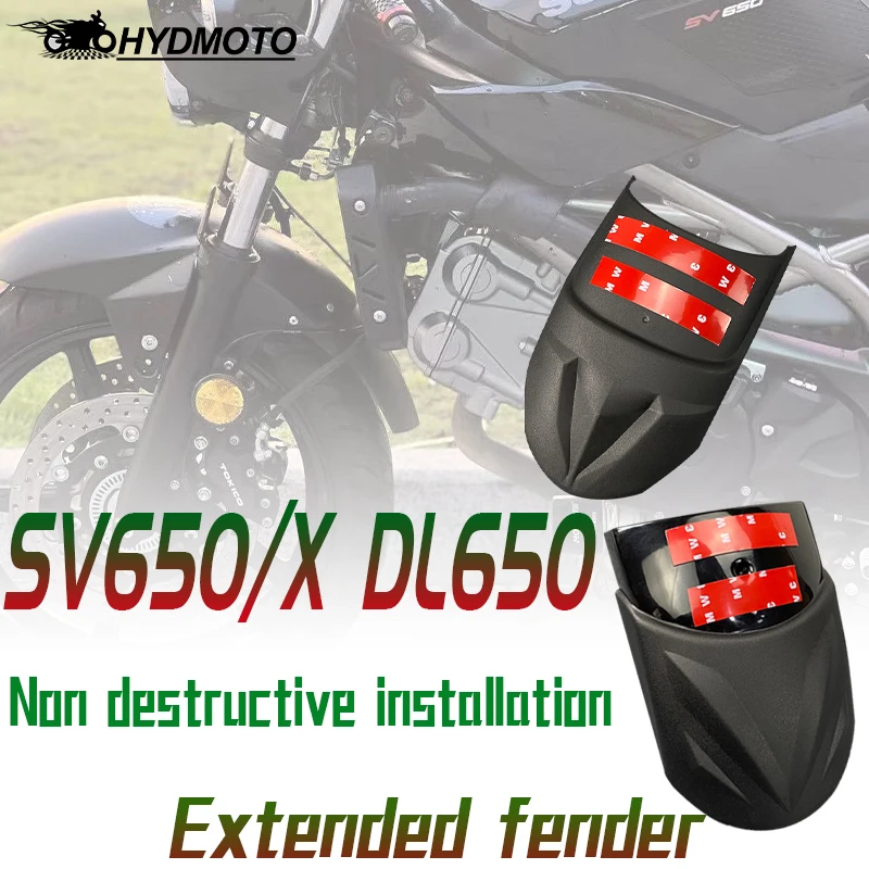 For SUZUKI V-Strom650 DL650 V-Strom 650 DL 650 VStrom 650 sv650 2019-2022 Motorcycle Front Mudguard Fender Rear Extender Extens 