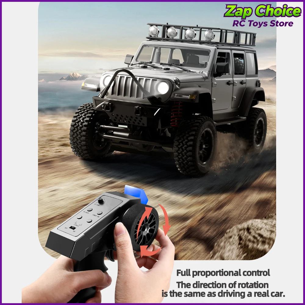Mangniu MN128 1/12 High Torque Motor 4WD Electric RC Off-Road Rock Climbing Truck Anti-Slip Tires 2.4G Toy Gift for Boy Adult