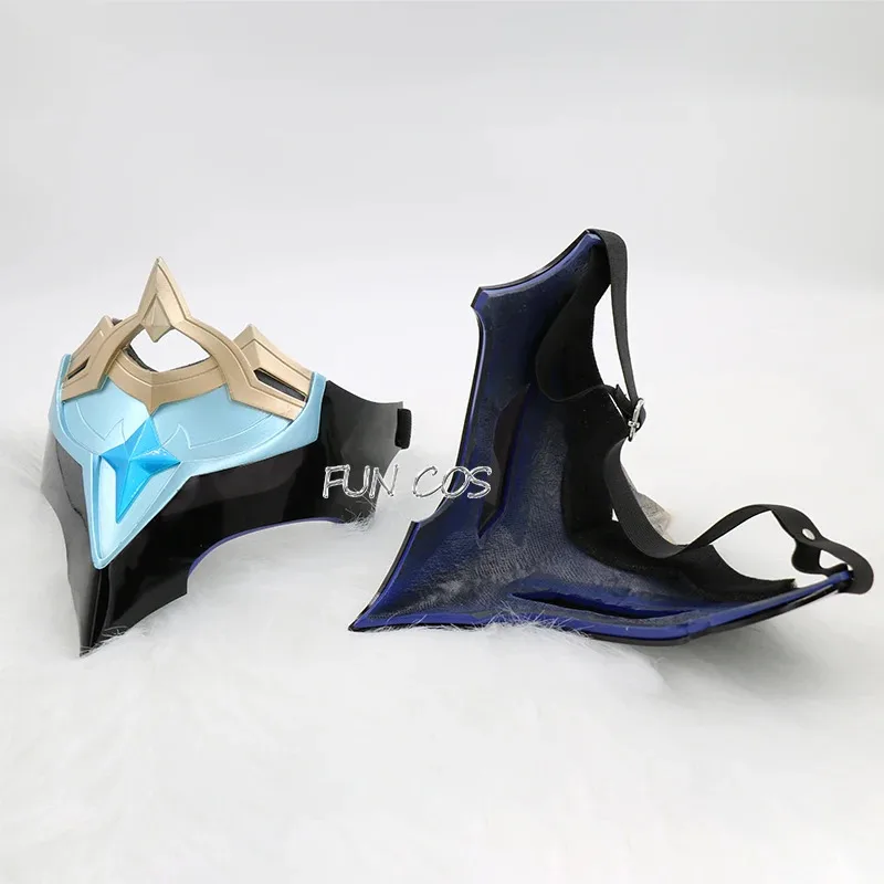 qq78Request7Genshin Impact Cosplay Il Dottore The Doctor Face Shield Eleven Fatui Harbingers Aksesoris Sumeru Akademiya Mask G