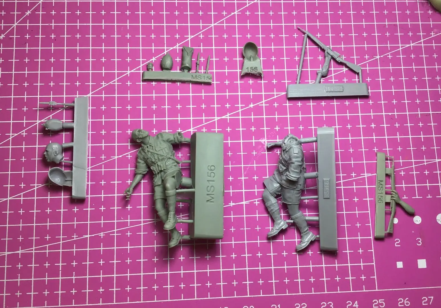 Figurine modèle GK 1/35 résine, kit non assemblé et non peint