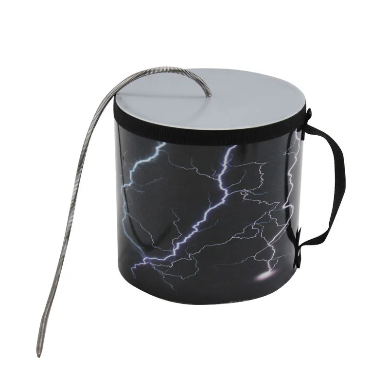 جلد الغنم الرعد طبل الربيع الأطفال الرعد أنبوب المحمولة تقليد الرعد تأثير الصوت أورف أدوات الأداء الدعائم