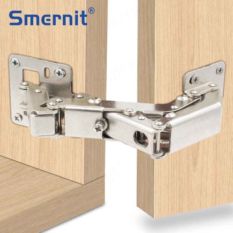 Hinges Furniture Fittings No Punch for Kitchen Cabinets Cupboard Wardrobe Door Hinges with Screws Furniture Hardware