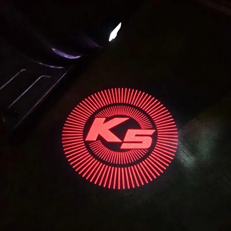 2PCS LED Car Door Welcome Warning Light For KIA K5 First Gen 2011 2012 2013 2014 2015 2016