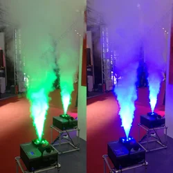 1500w Smoke Machine Color Changing RGB  24 Led Colorful Fog Led Stage Disco Dj Party Night Club Concert Pylons Event Decoration