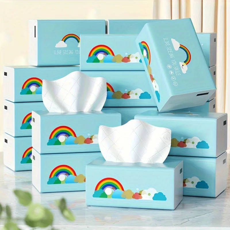 

Each pack of 280 sheets, 4 layers of high-quality tissue paper durable and highly absorbent suitable for home Car Paper Towles