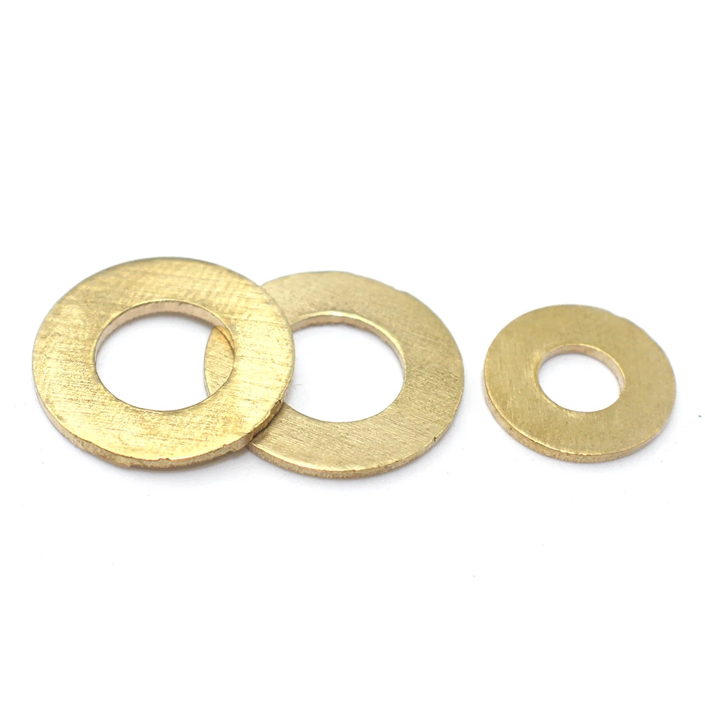 النحاس شقة غسالة M3 M4 M5 M6 M8 M10 M12 M14 M16 M18 M22 M24 الصلبة النحاس طوقا الرقائق النحاس معدن ميسون الوسادة فاصل