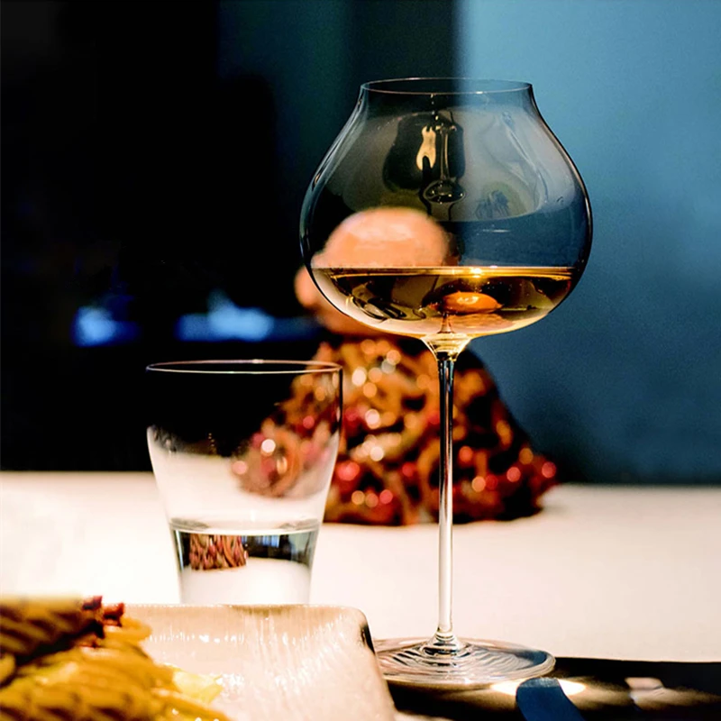 French Sommelier Competition Exclusive Wine Glass Grands Crus White Sherry Cup Rona Big Belly Rum Goblet Young Burgundy Glasses